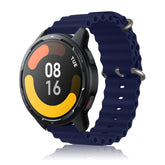 Niboow 22mm Strap for Xiaomi Redmi Watch 5 Active/Redmi Watch 5 Lite/Watch 2 Pro/Watch S1, Sport Soft Silicone Watch Bands for Huawei Watch GT 5 46mm/GT 5 Pro 46mm/GT 4 46mm/Watch 4/Watch 4 Pro - Blue